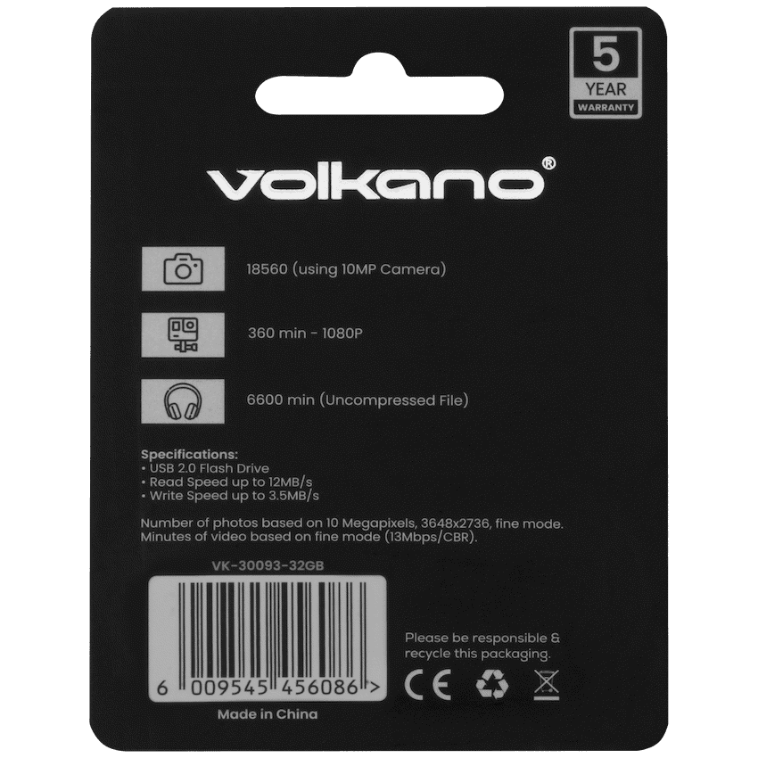 Volkano USB 2.0 Flash Drive 32gb