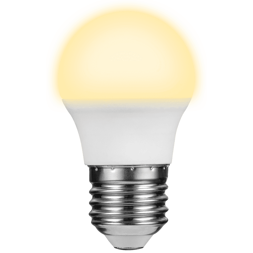 Switched 5w Golfball LED Light Bulb E27 - Warm White