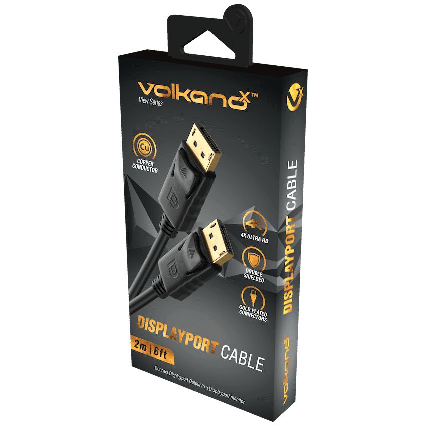 VolkanoX View Series DisplayPort Cable 2m