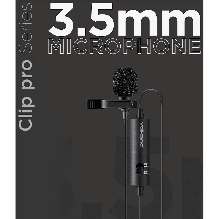 Volkano Clip Pro Series 3.5mm Microphone