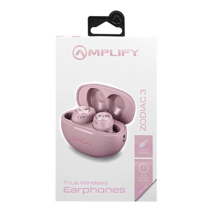 Amplify Zodiac 3 True Wireless Earphones - Pink