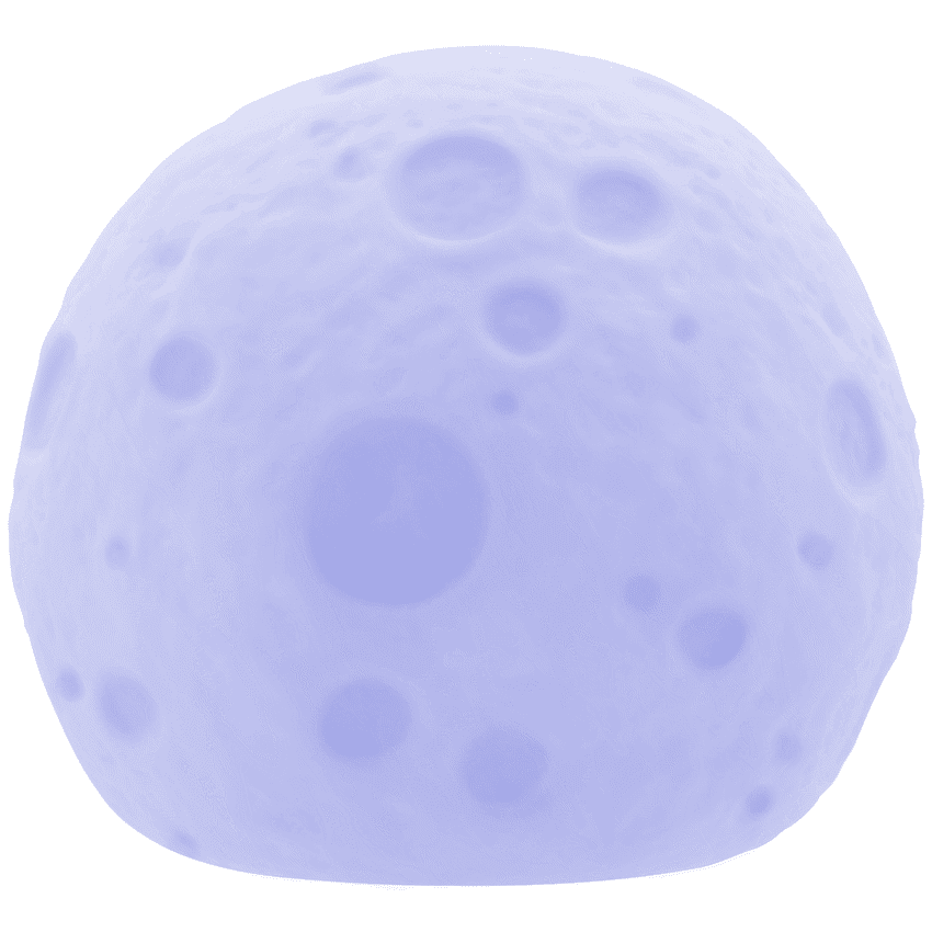 Volkano Galactic Mini Moon LED Mood Light - Battery Operated