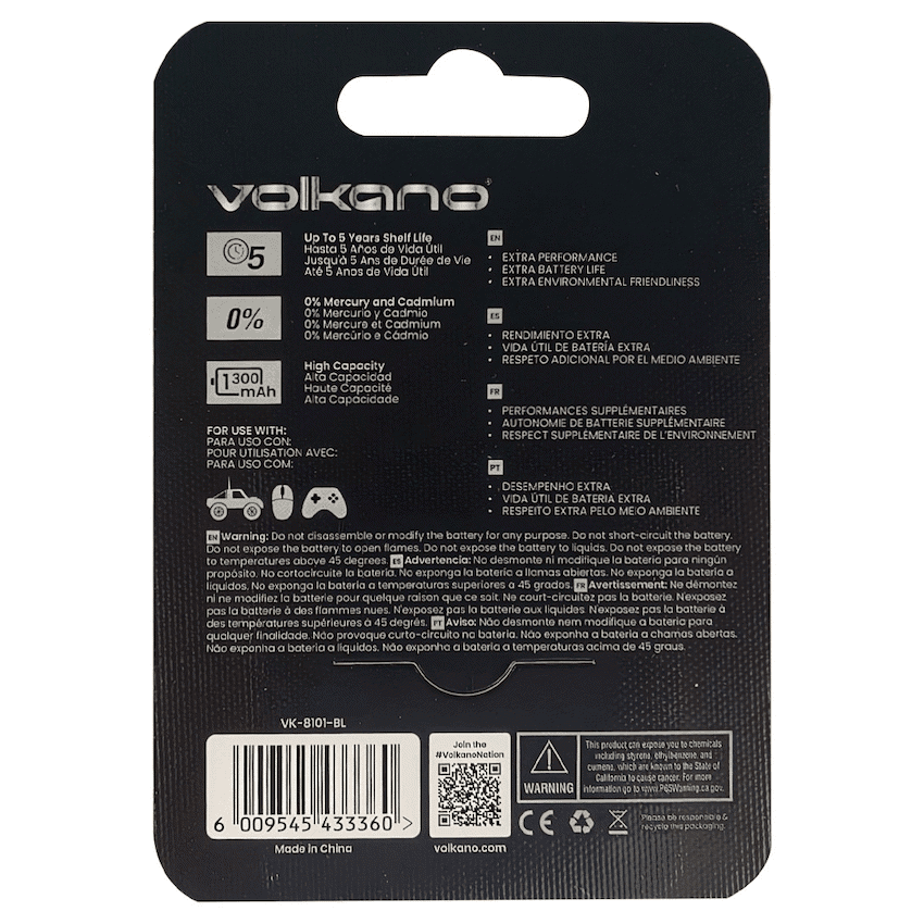 Volkano Extra series Alkaline Batteries AAA pack of 4