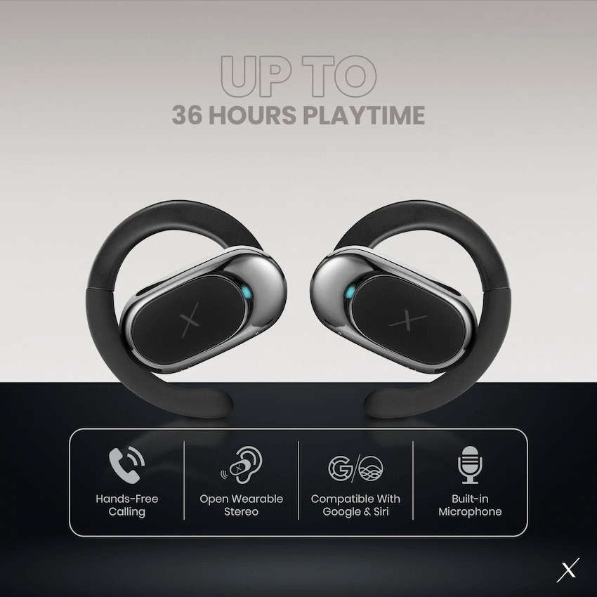 Volkano X VXO200 Open Wearable Stereo Earphones  - Black