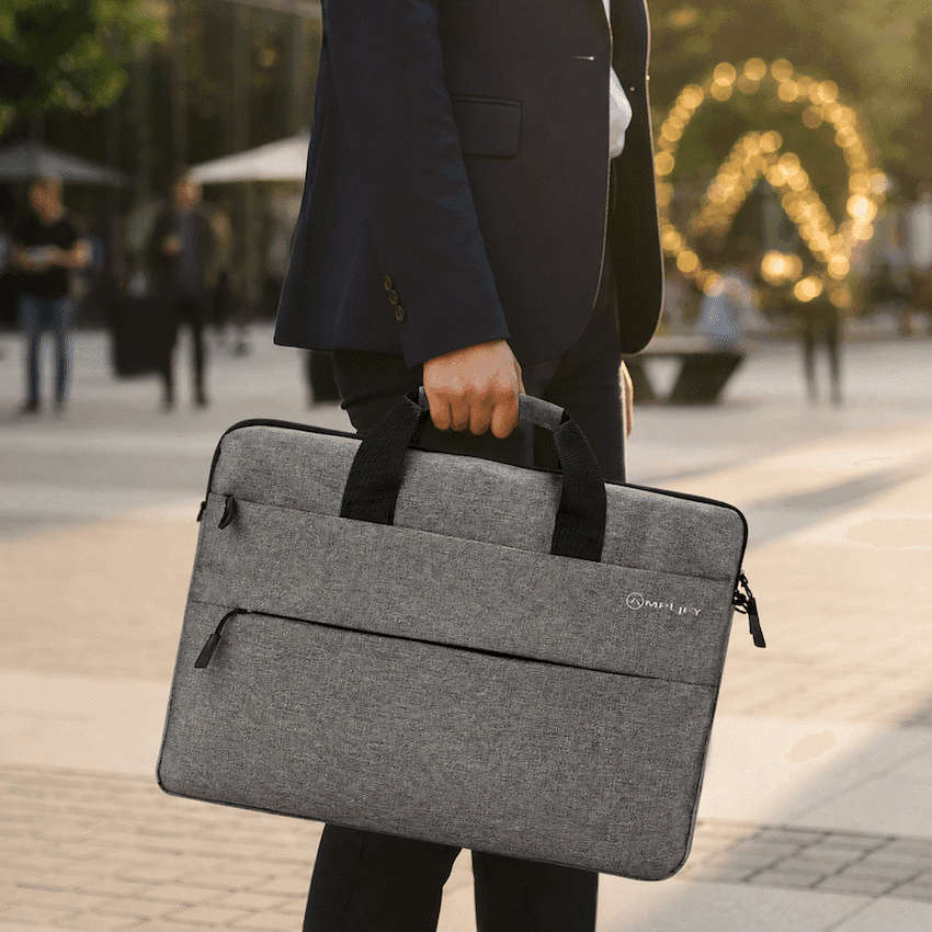 Amplify Cuba 15.6" Laptop Shoulder Bag Grey