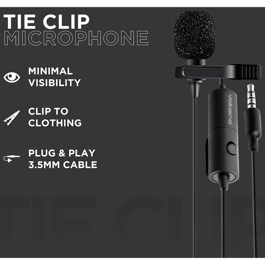 Volkano Clip Pro Series 3.5mm Microphone
