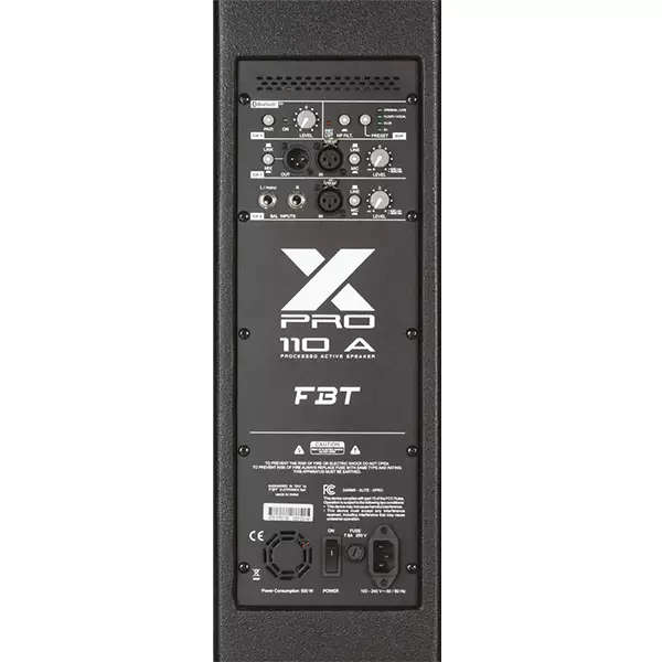 FBT X-PRO112A ACTIVE SPEAKER 12INCH BLACK 1200W + 300W BT