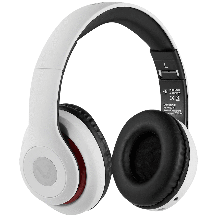Volkano Impulse Series Bluetooth Headphones - White