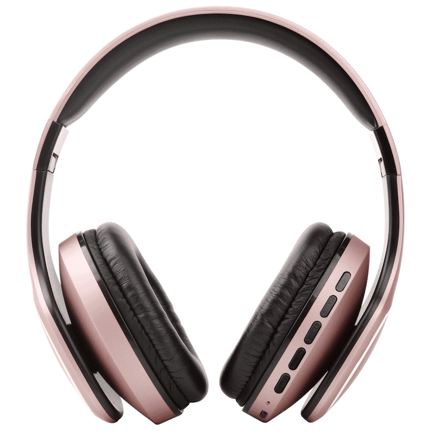 Volkano Phonic Series Bluetooth Full-Size Headphones - Rose Gold