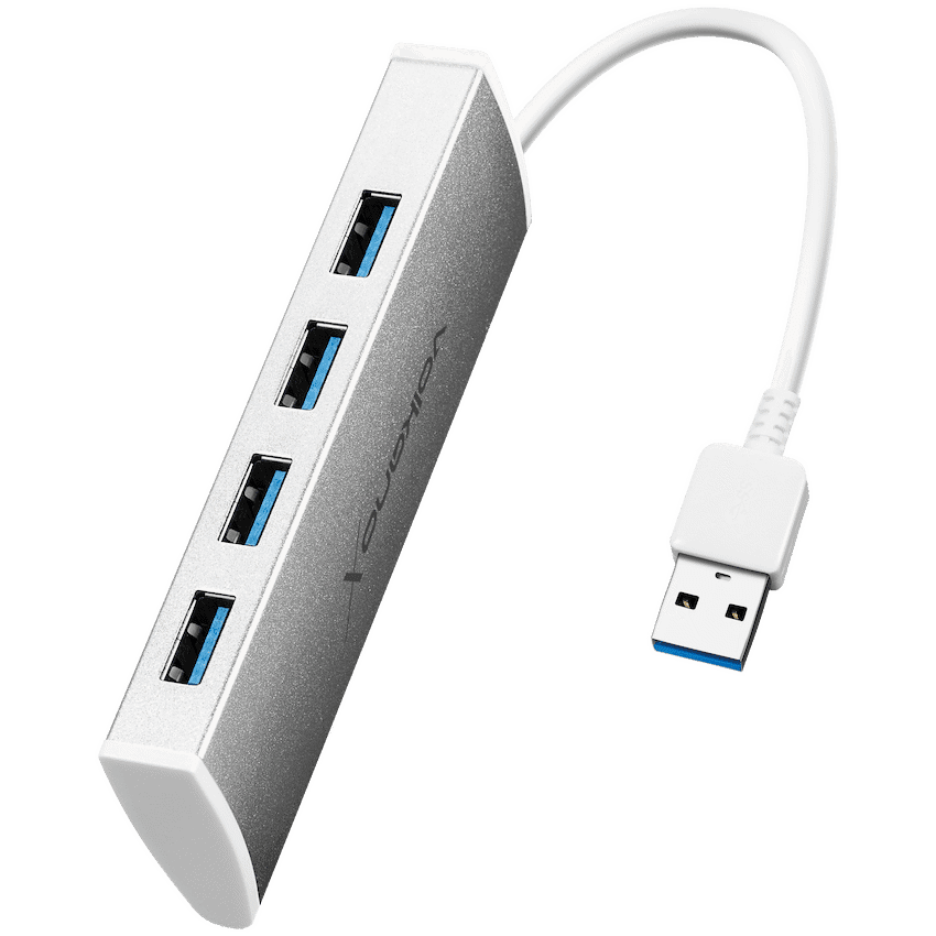 VolkanoX Media Series 4-Port USB Hub with Power Cable