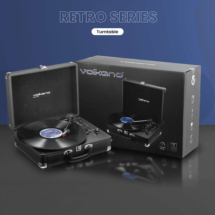 Volkano Retro Series Turntable