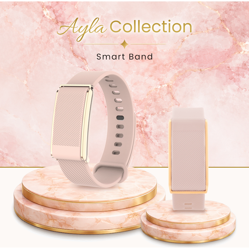 Volkano Ayla Collection Smart Band - Gold