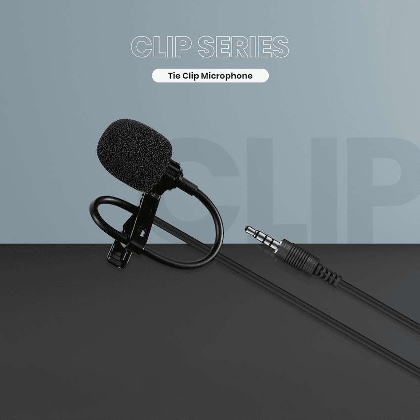 Volkano Clip series 3.5mm Tieclip Microphone