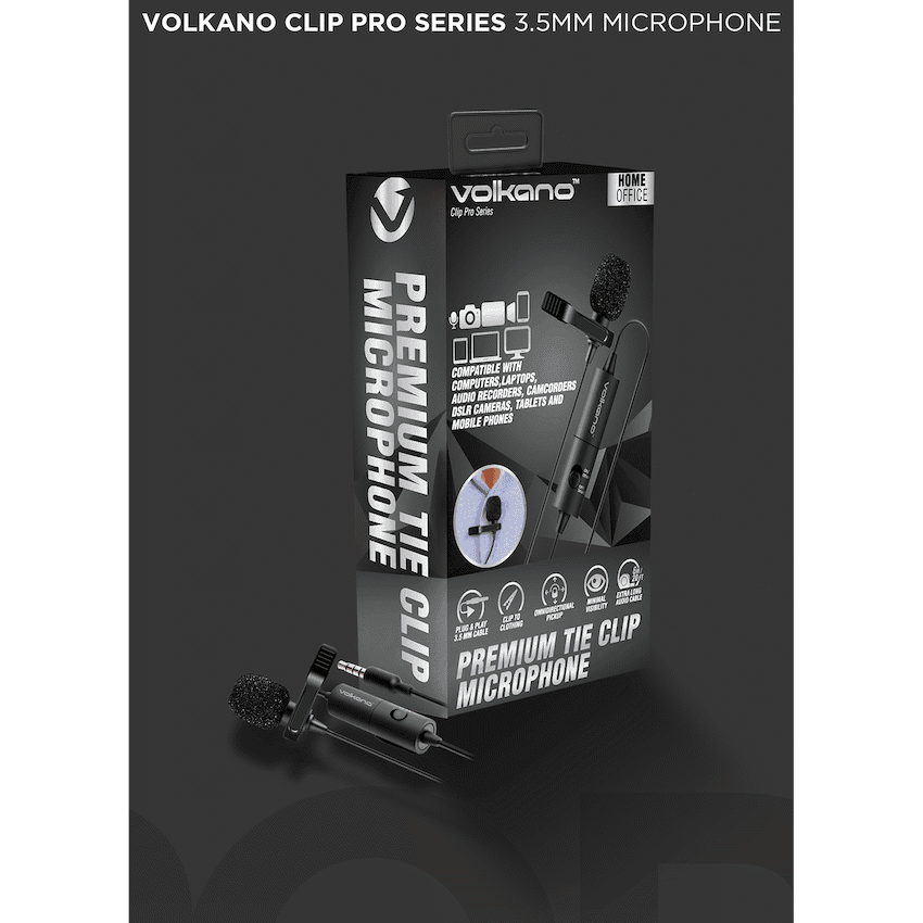 Volkano Clip Pro Series 3.5mm Microphone