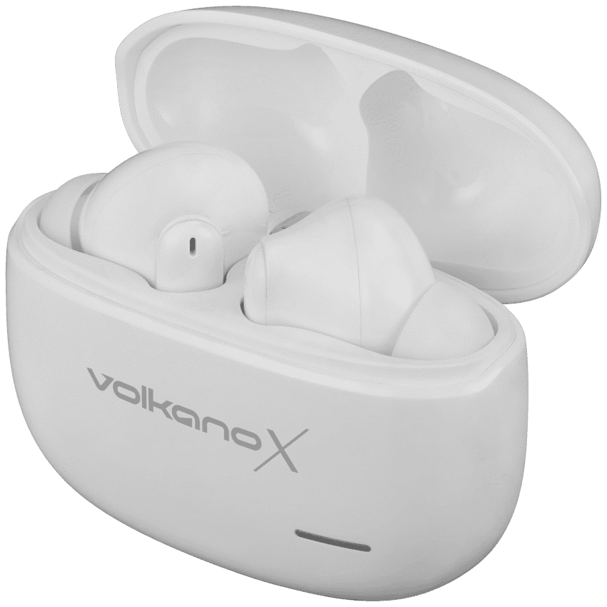 VolkanoX VXT200S Hybrid ANC TWS Earphones - White