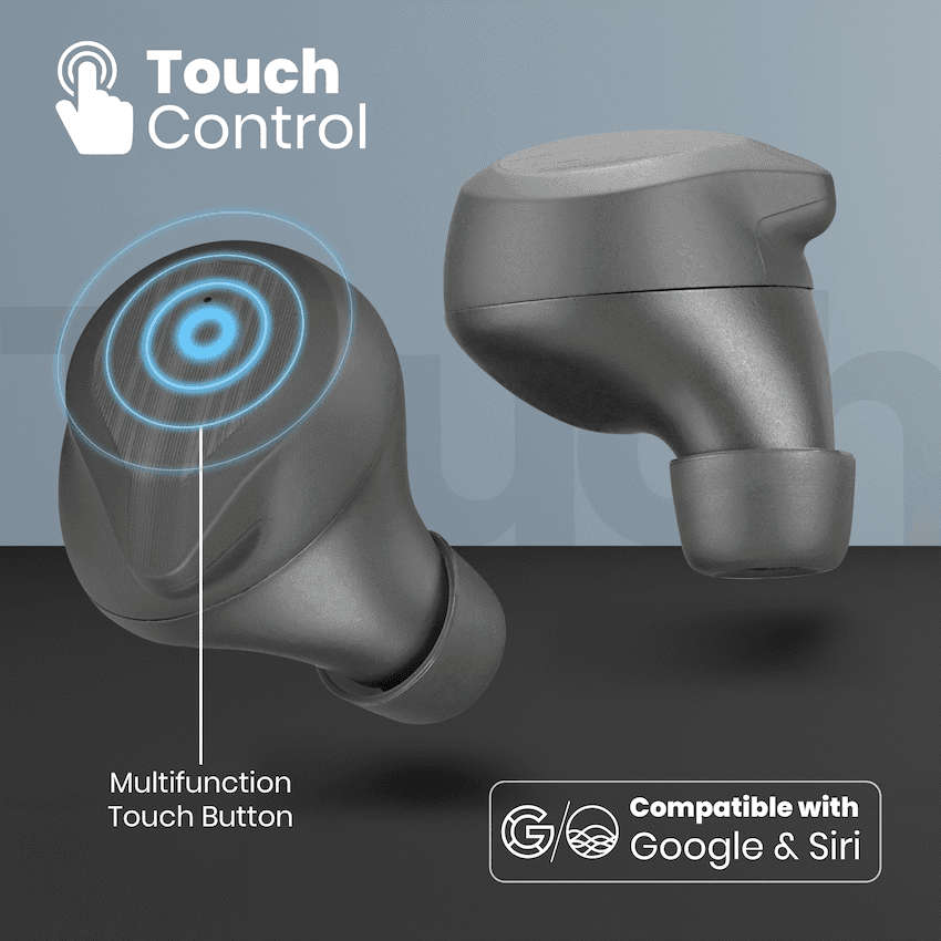 Volkano Scorpio Series True Wireless Earphones - Black