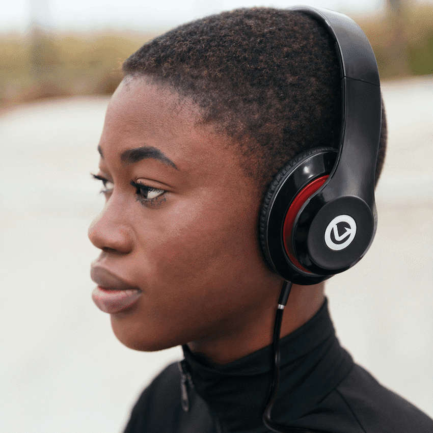 Volkano Falcon Headphones with Microphone - Black