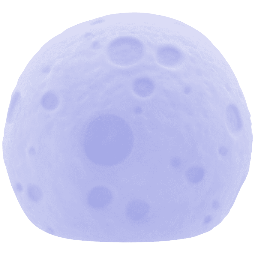Volkano Galactic Mini Moon LED Mood Light - Battery Operated