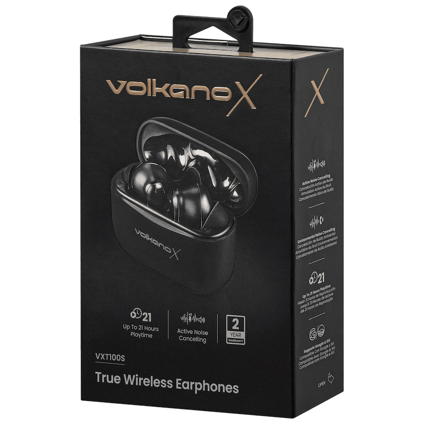 VolkanoX VXT100S TWS Earphones - Black