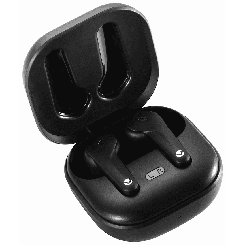 Volkano Silento ANC Series True Wireless + Charging Case - Black