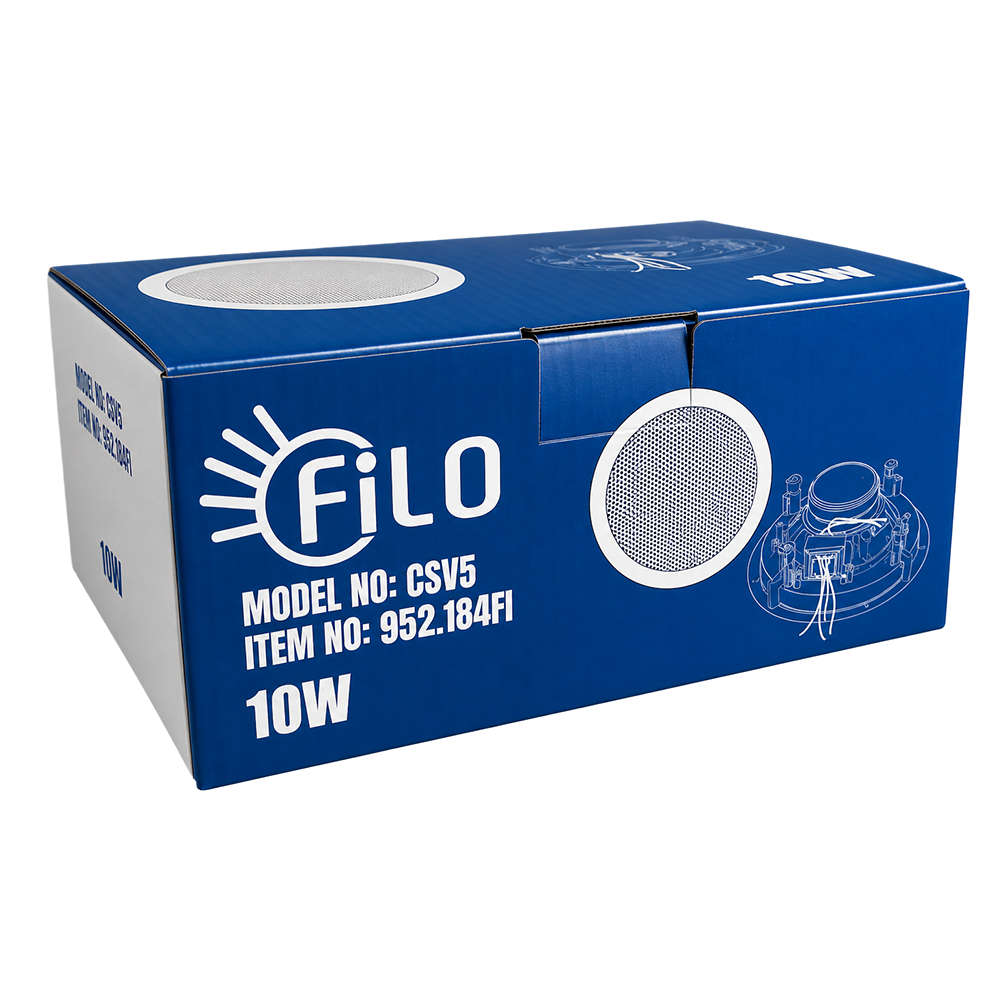 FILO CSV5 CEILING SPEAKER 5.25INCH WHITE 10W 100V