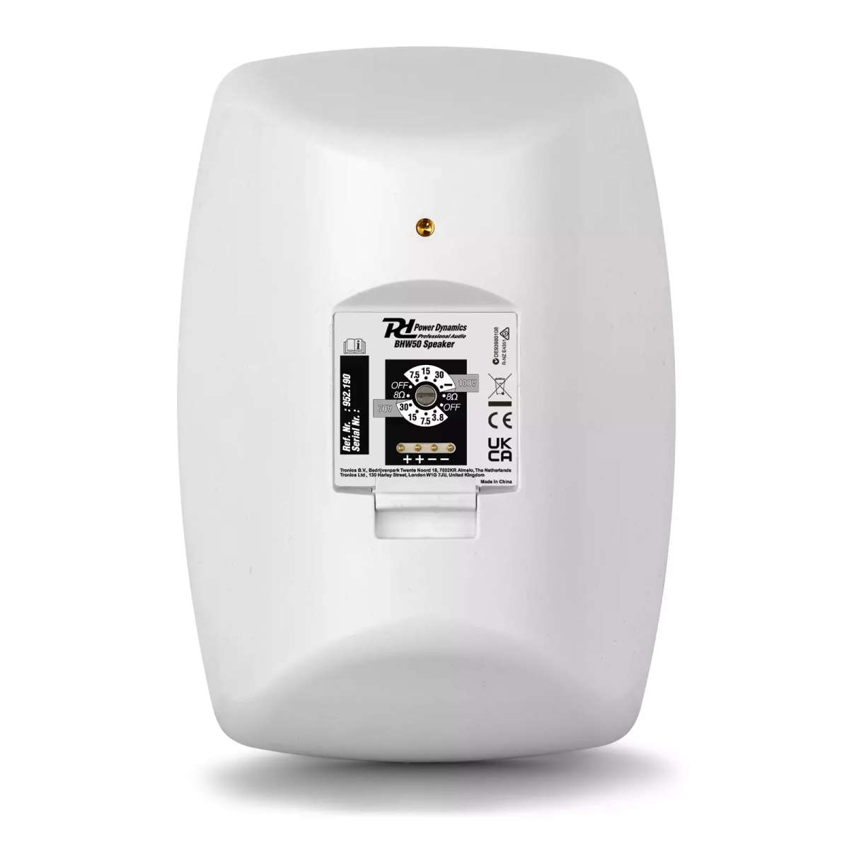 PDM BHW50WH PASSIVE WALL MOUNT SPEAKER 5INCH WHITE 40W 100V IPX5