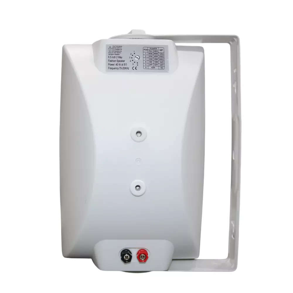 FILO BP6VW PASSIVE WALL MOUNT SPEAKER 6.5INCH WHITE 40W 100V