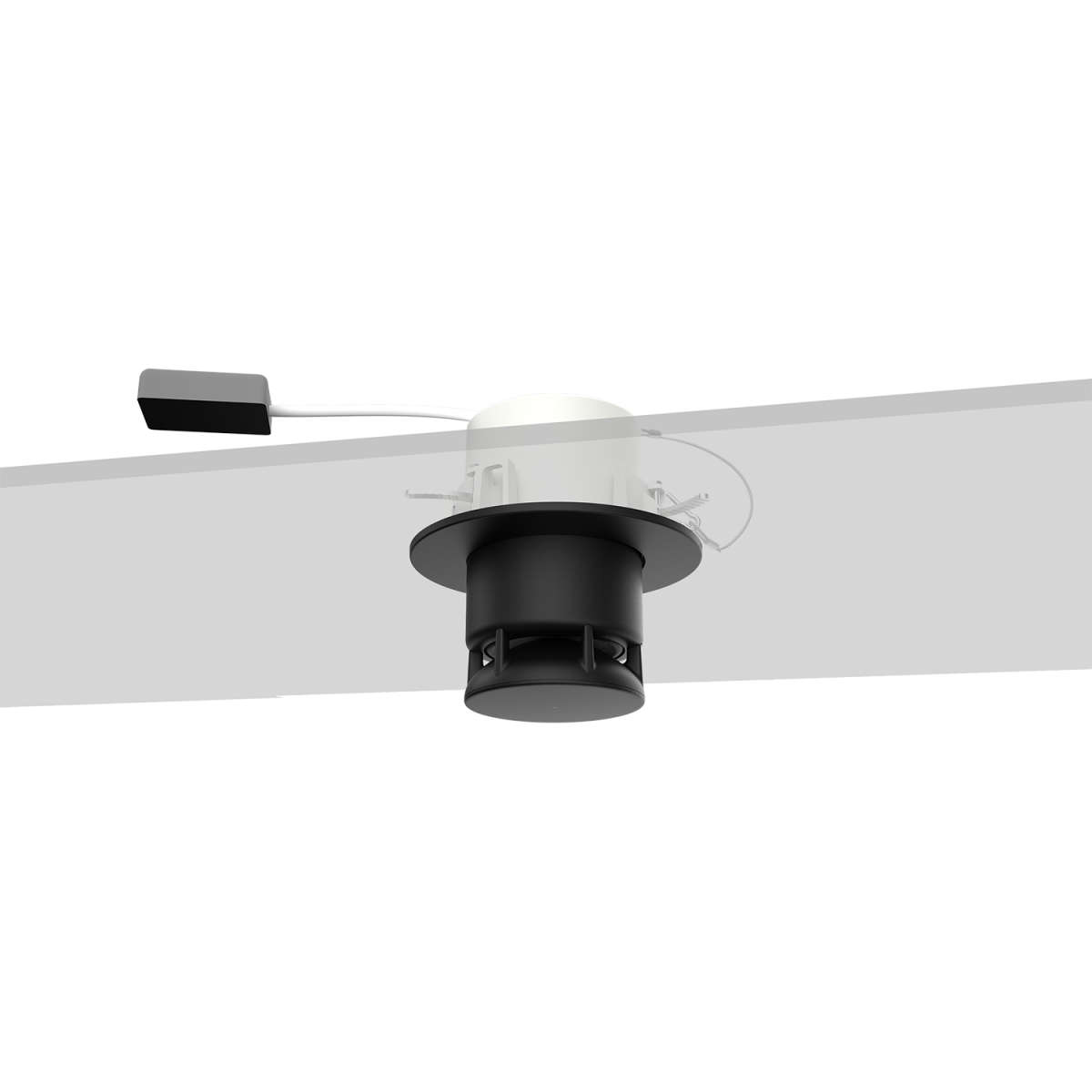 SPOTTUNE OMNIRECESS R1-K-BW RECESS FOR TRACK SPEAKER BLACK/WHITE