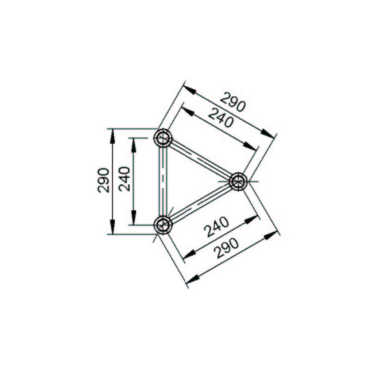 ALUSTAGE TRIO 290 TRUSS 1.5M