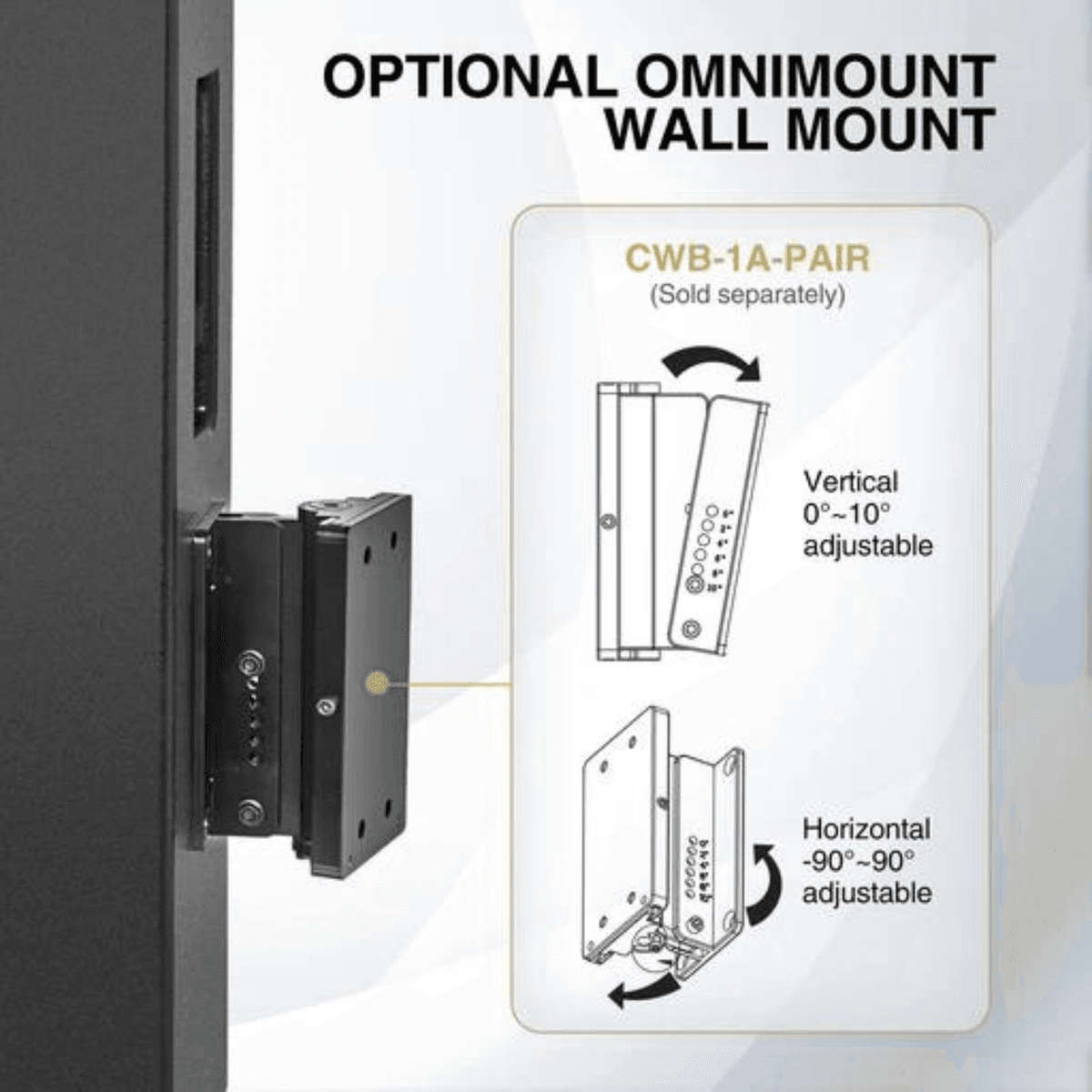 Sound Town CARPO-P3B Passive Column Line Array Speaker - Pair
