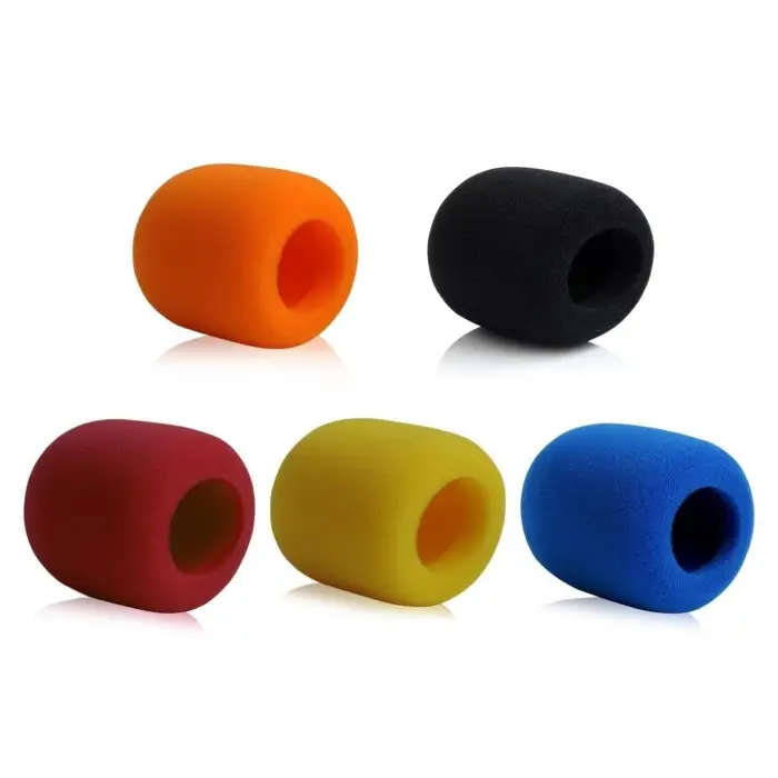5 Piece Colourful Handheld Mic Covers