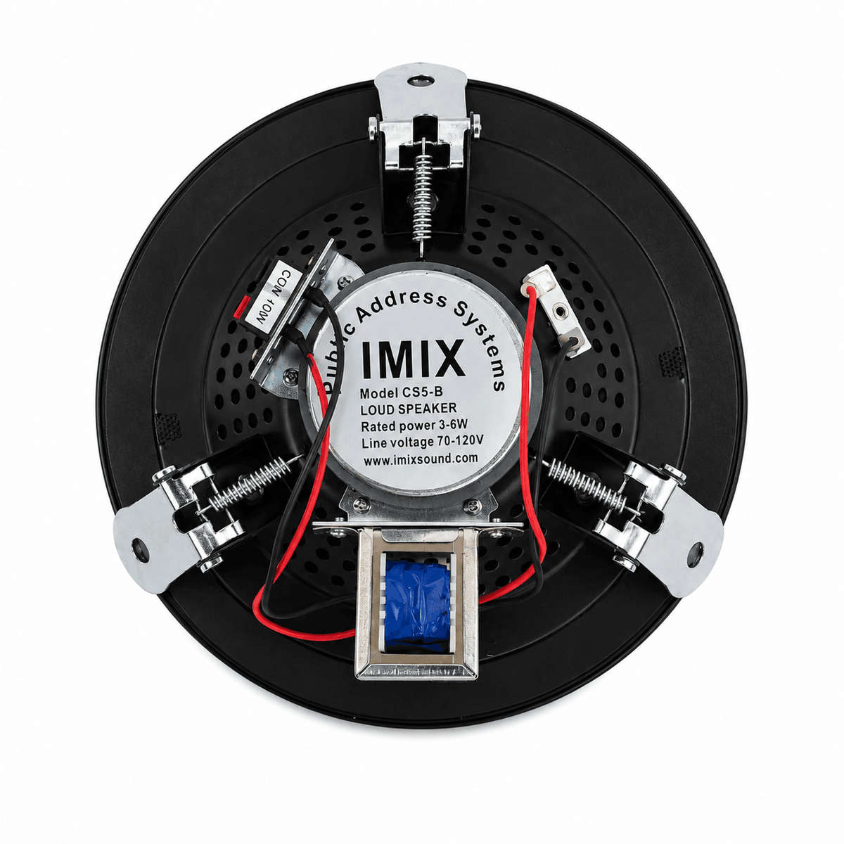Imix Sound CS5-B Ceiling Speaker (Public Address System) Black