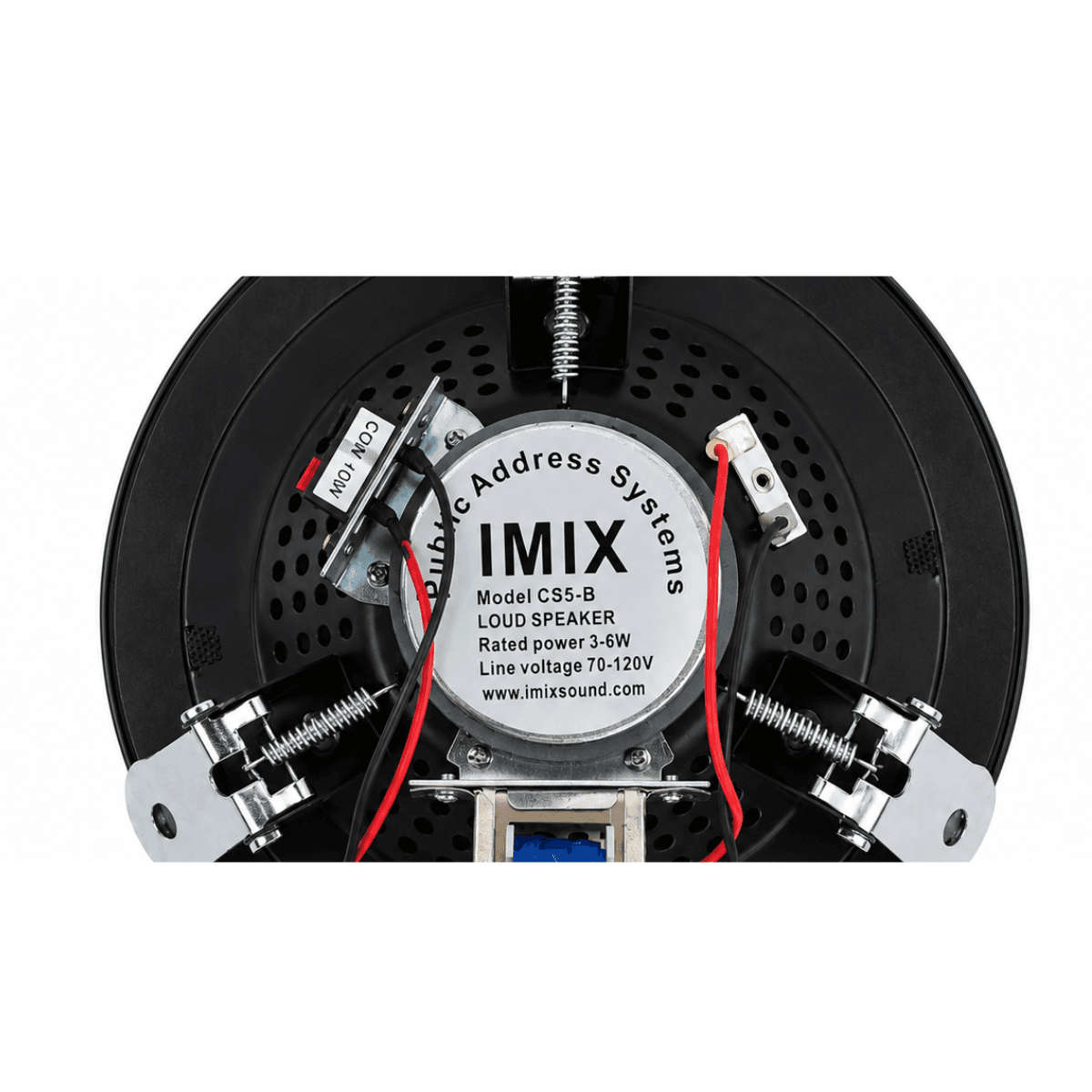Imix Sound CS5-B Ceiling Speaker (Public Address System) Black