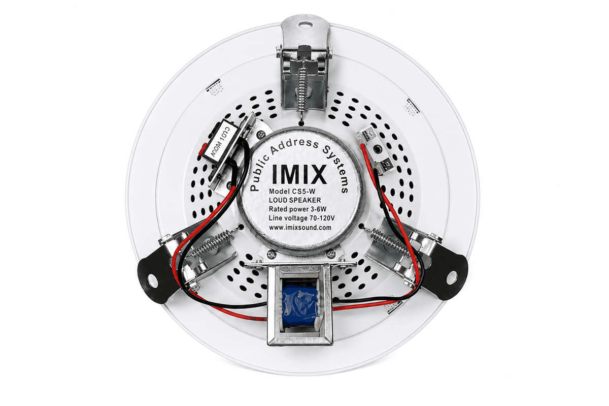 Imix Sound CS5-W Ceiling Speaker (Public Address System) White
