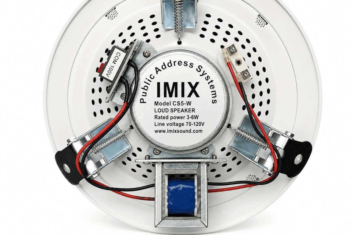 Imix Sound CS5-W Ceiling Speaker (Public Address System) White