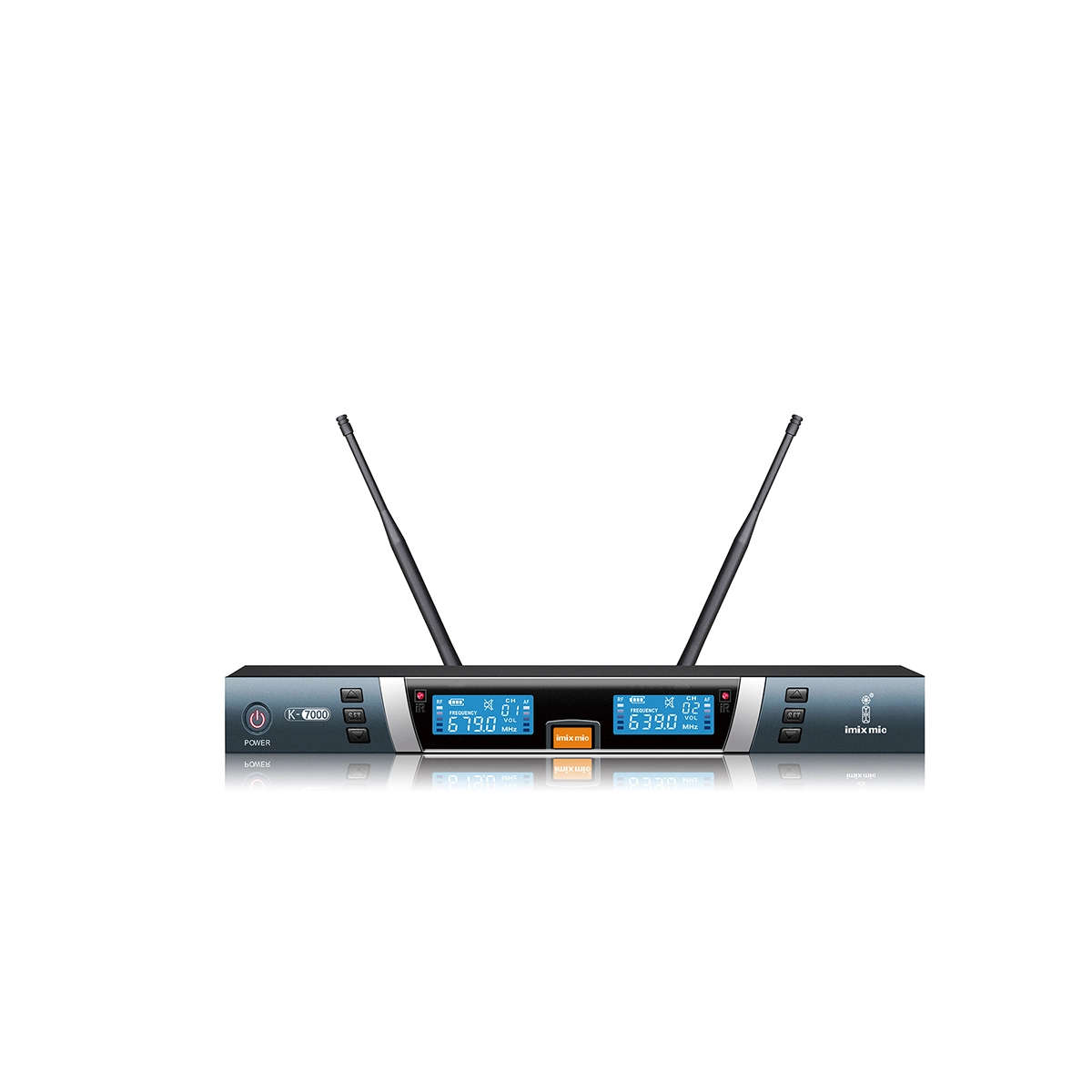 Imix K-7000 UHF Dual Wireless Microphone
