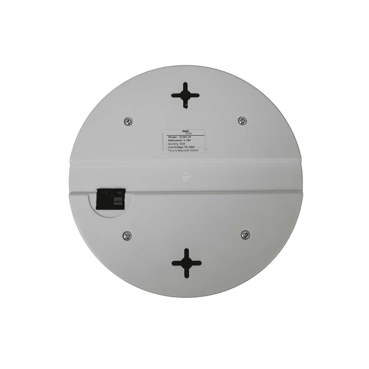Imix SCM5-W Professional 5" Surface-Mount Ceiling Speaker (70100V)