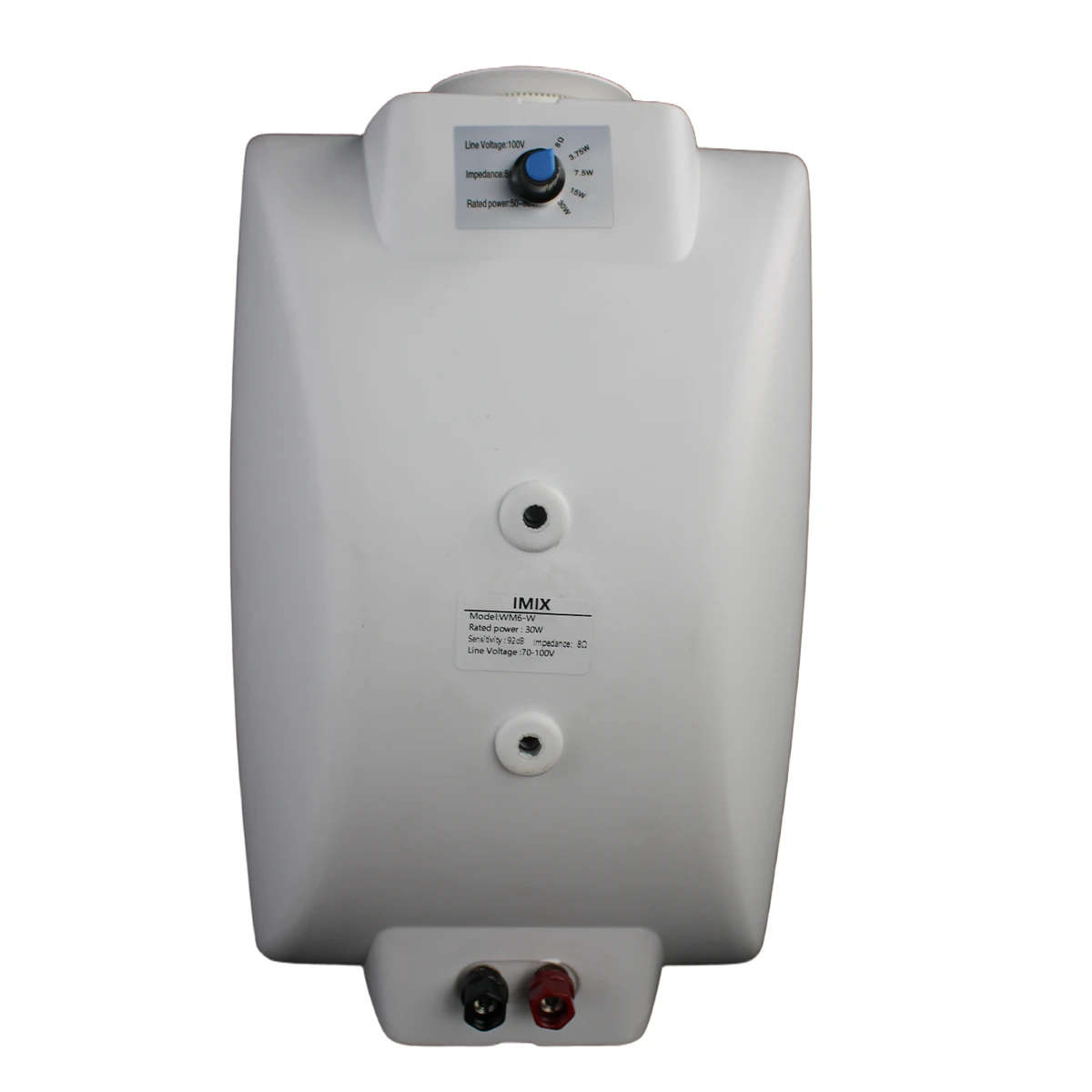 Imix IMWM6-W 6" White Wall Mount Speaker 30W