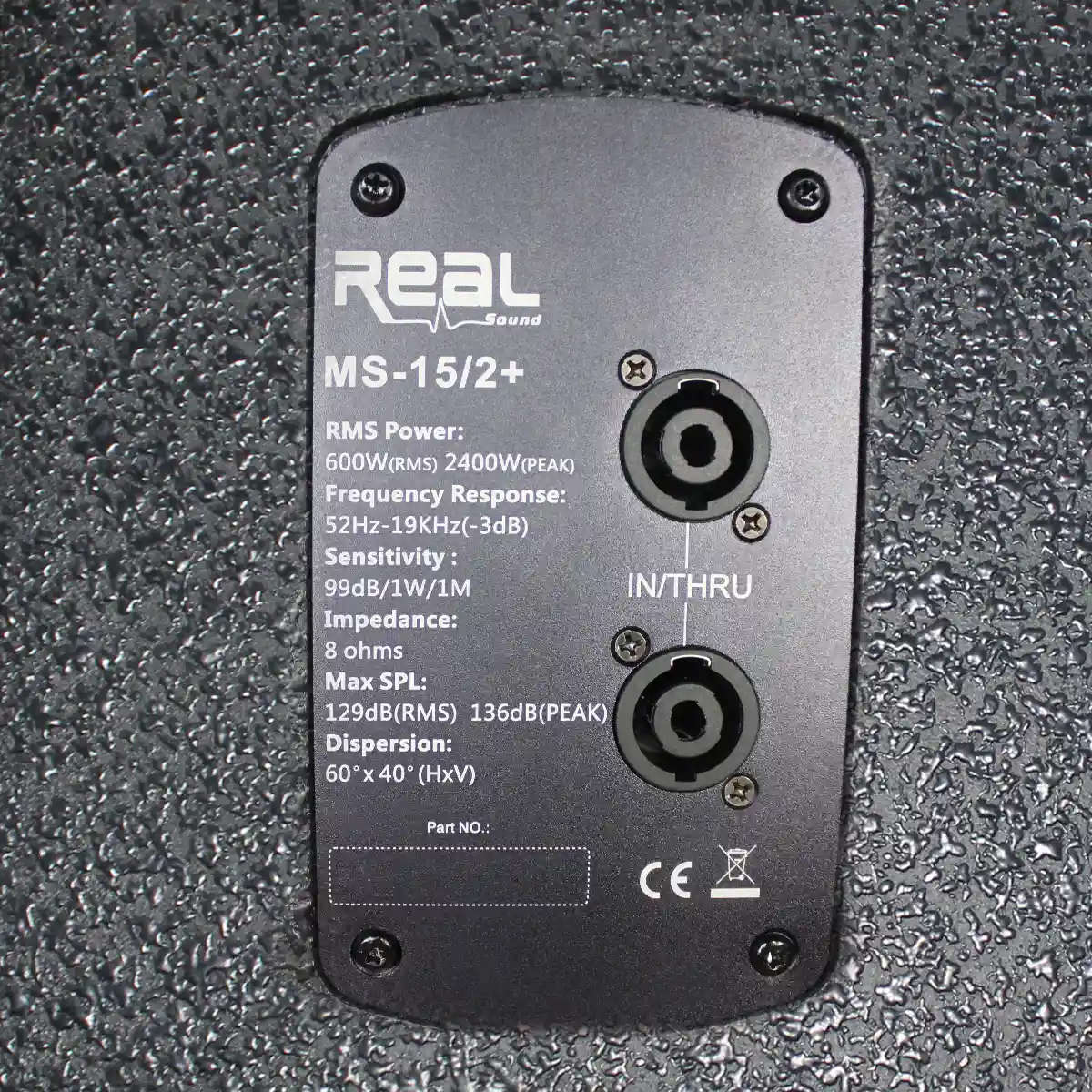 Real Sound MS-15/2+ Full Range Passive Speaker