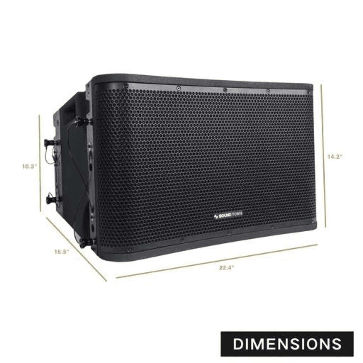 Powerworks ZETHUS Series 12 Powered 2-Way Line Array Loudspeaker System - Unit