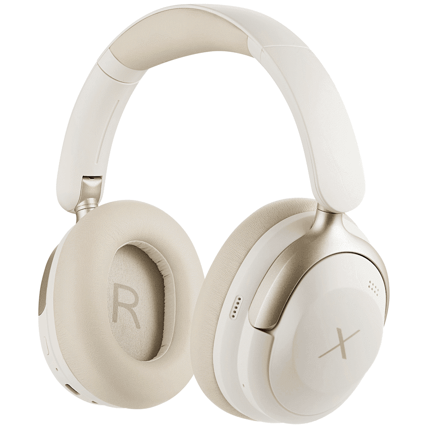 VolkanoX Halo ANC Bluetooth Headphone - Nude