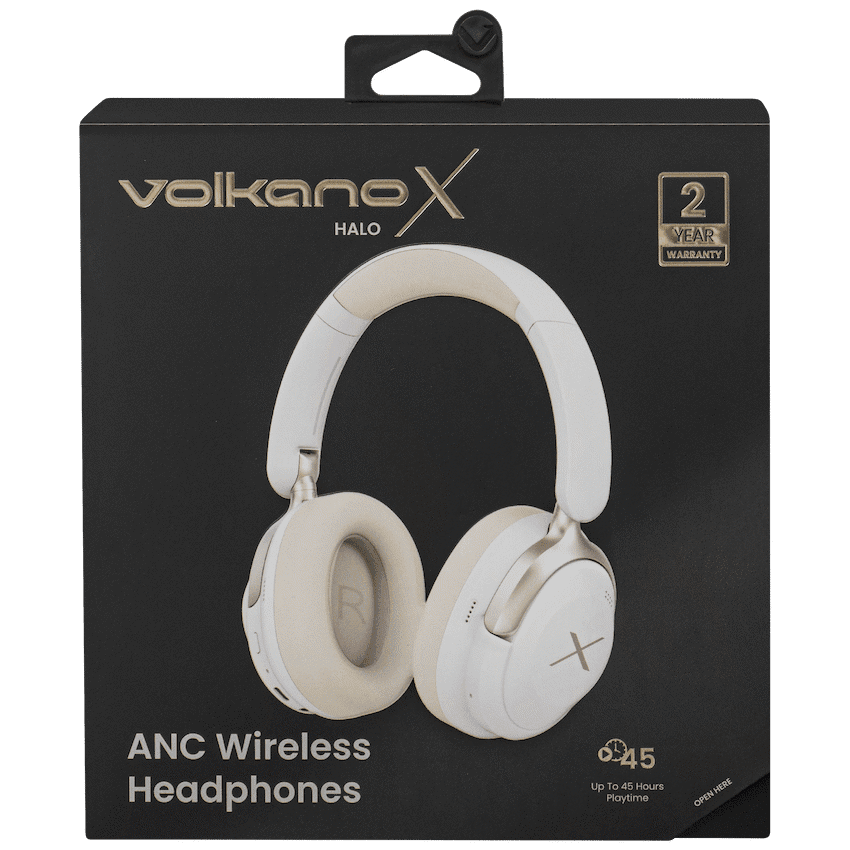 VolkanoX Halo ANC Bluetooth Headphone - Nude