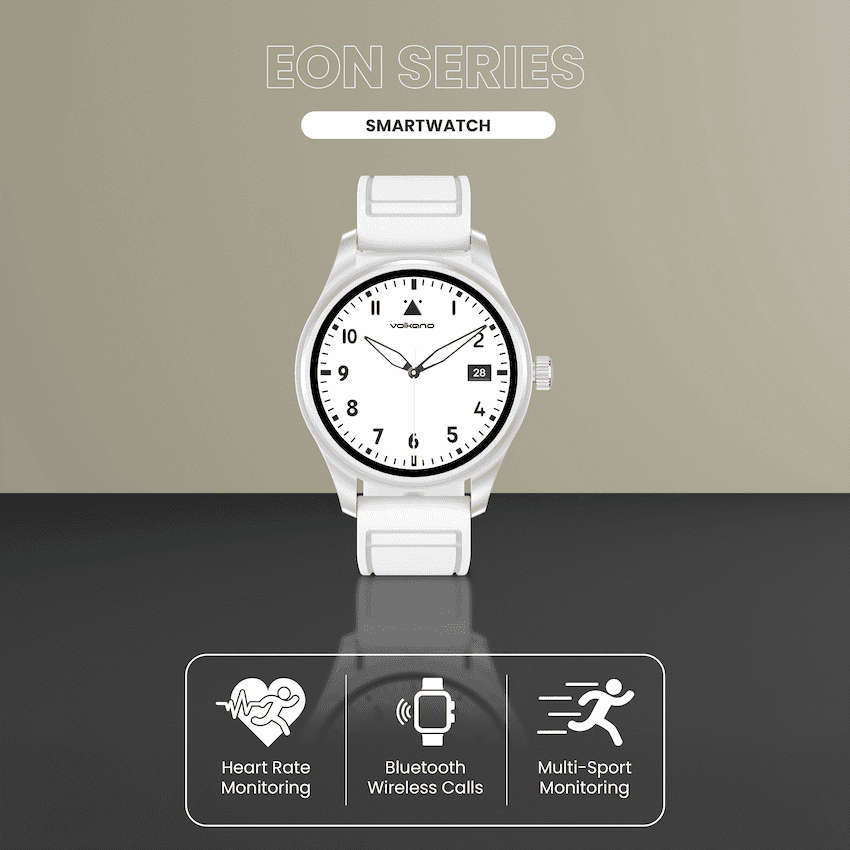 Volkano Eon Series Smartwatch - White