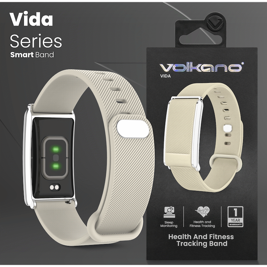 Volkano Vida Series Smart Band - Beige