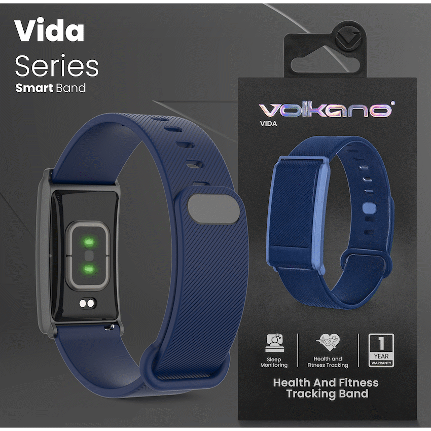 Volkano Vida Series  Smart Band -Navy