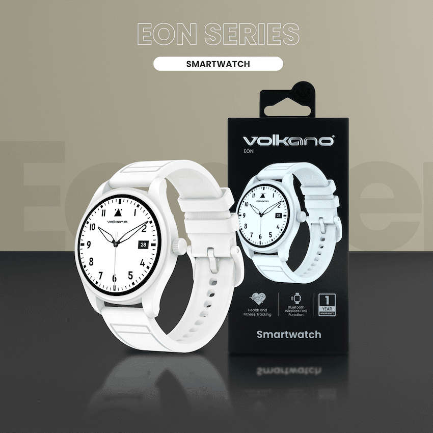 Volkano Eon Series Smartwatch - White