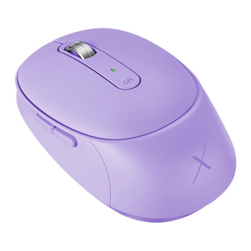 VolkanoX Crater Bluetooth Wireless Mouse - Purple