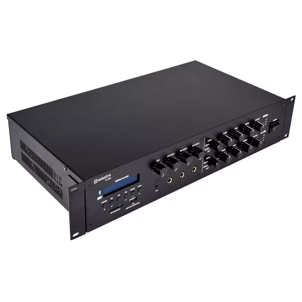 ADASTRA V-242 MIXER AMPLIFIER 2x 240W FM/USB/SD/BT/DAB+ 100V 2 ZONE