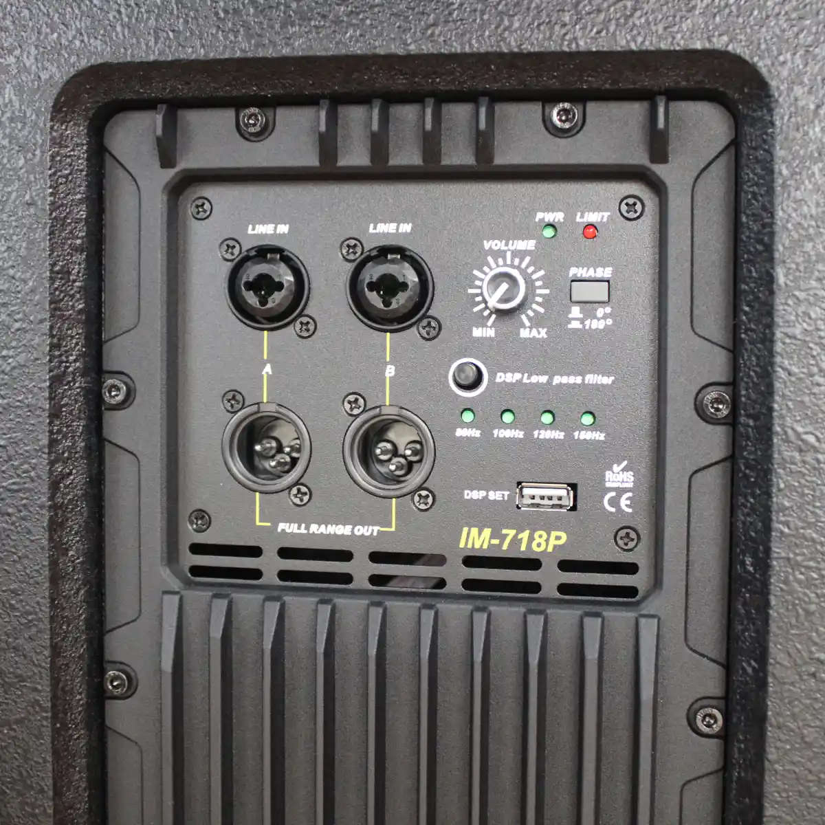 Imix IM718P 2400W Active Subwoofer