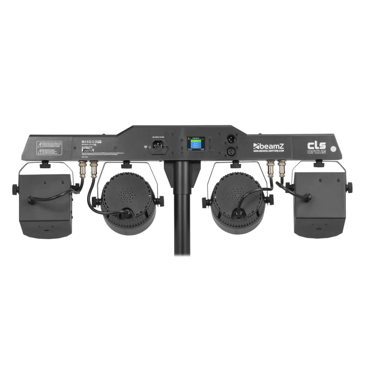 BEAMZ CLS ORCUS PARTY BAR WITH 2x PAR AND 2x DERBY
